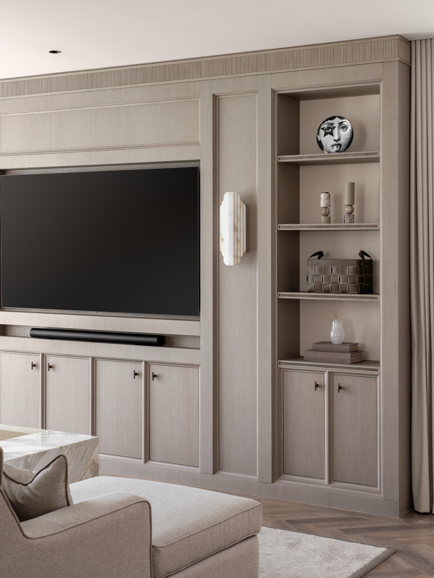 Contemporary Dubai Residence — living rooms interior design in Dubai
