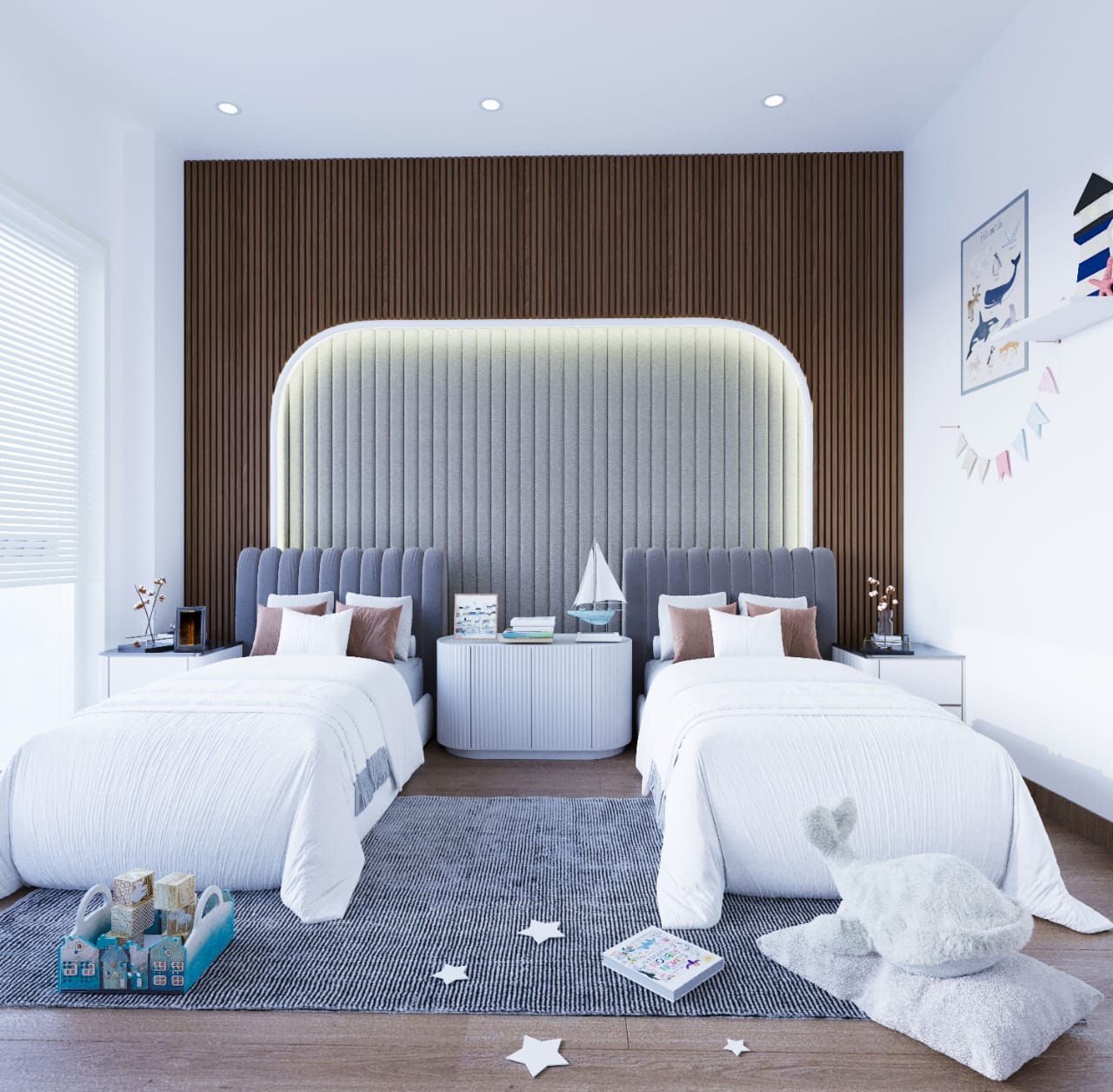 Contemporary Bedroom — bedrooms interior design in Dubai